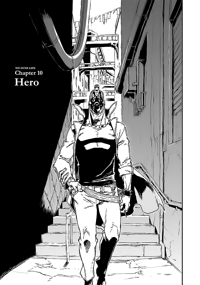 No Guns Life Chapter 10 page 3 - Chapter 10: Hero
