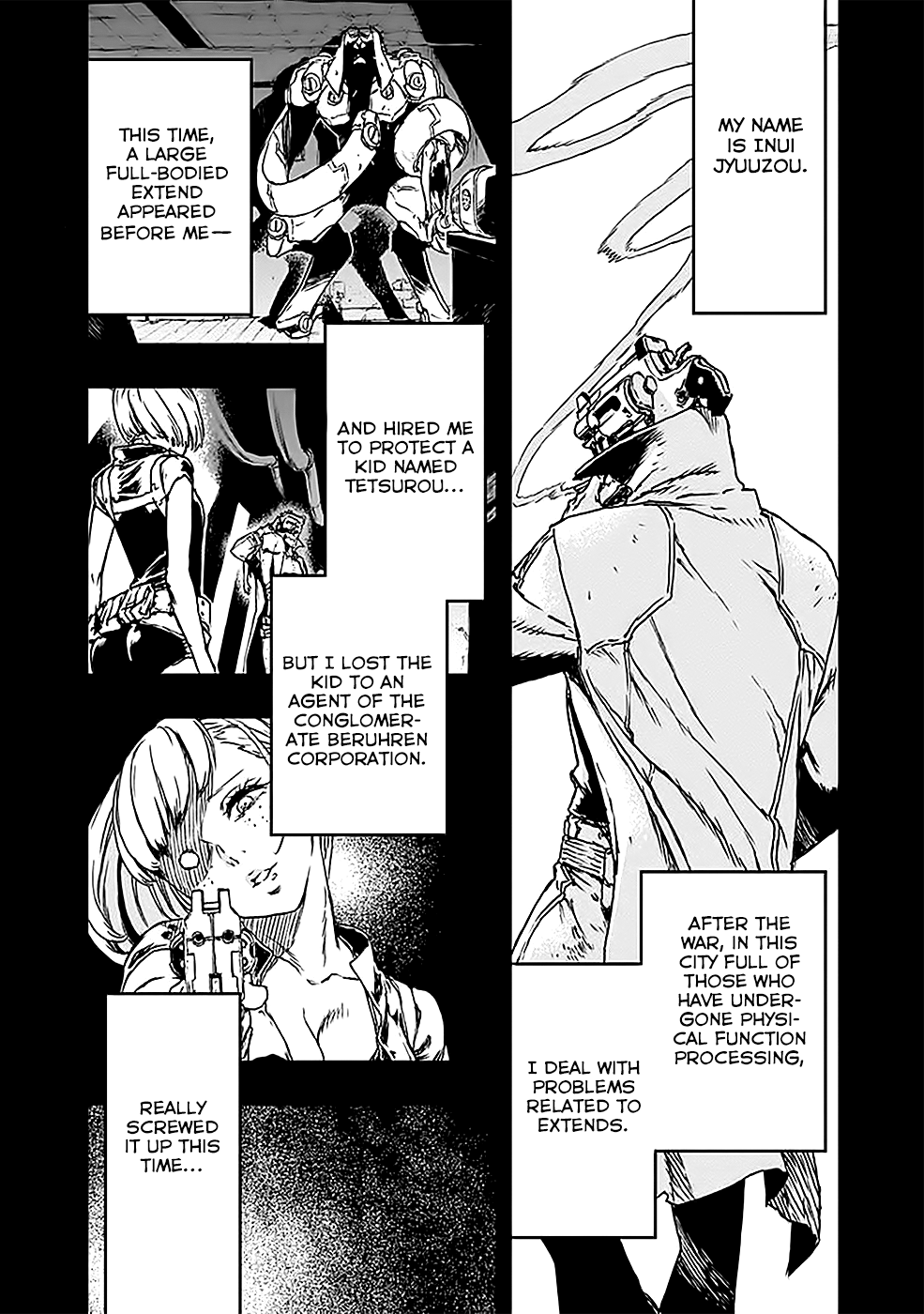 No Guns Life Chapter 2 page 1 - Chapter 2: Extend Remote Control Device