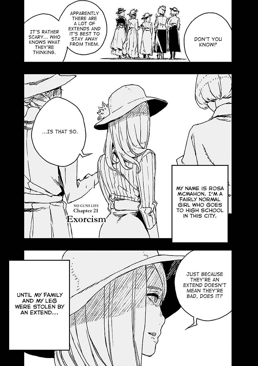 No Guns Life Chapter 21 page 1 - Chapter 21: Exorcism