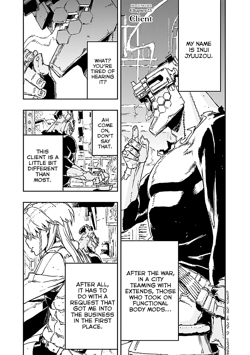No Guns Life Chapter 23 page 1 - Chapter 23: Client