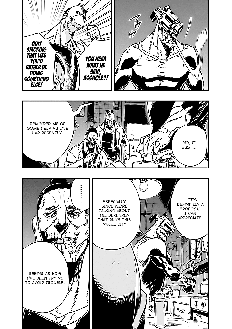 No Guns Life Chapter 4 page 13 - Chapter 4: Puppet