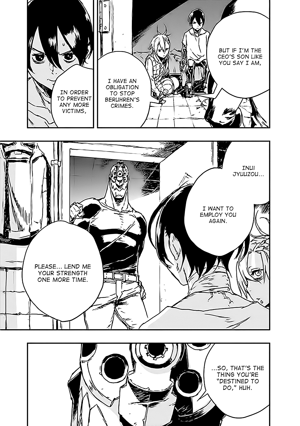 No Guns Life Chapter 4 page 23 - Chapter 4: Puppet
