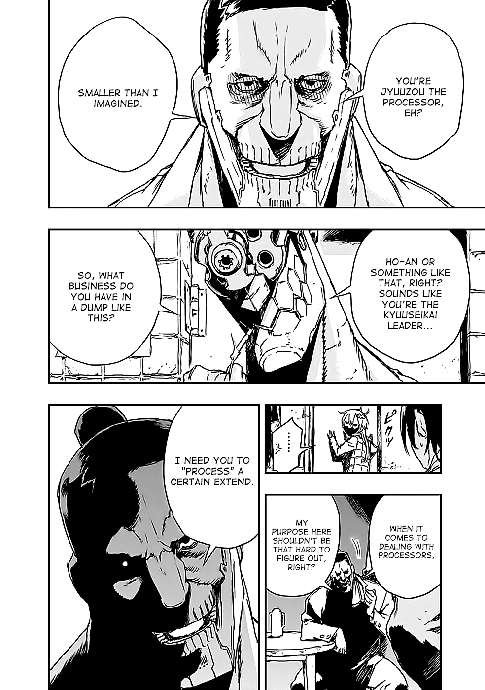 No Guns Life Chapter 4 page 8 - Chapter 4: Puppet