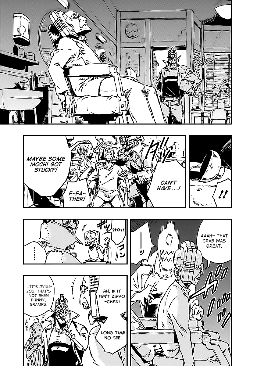No Guns Life Chapter 7 page 22 - Chapter 7: Counter Extend Bureau