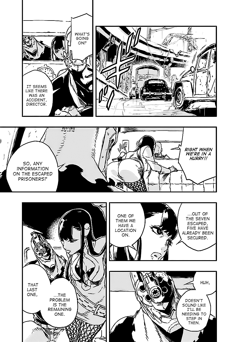 No Guns Life Chapter 8 page 17 - Chapter 8: Prisoner