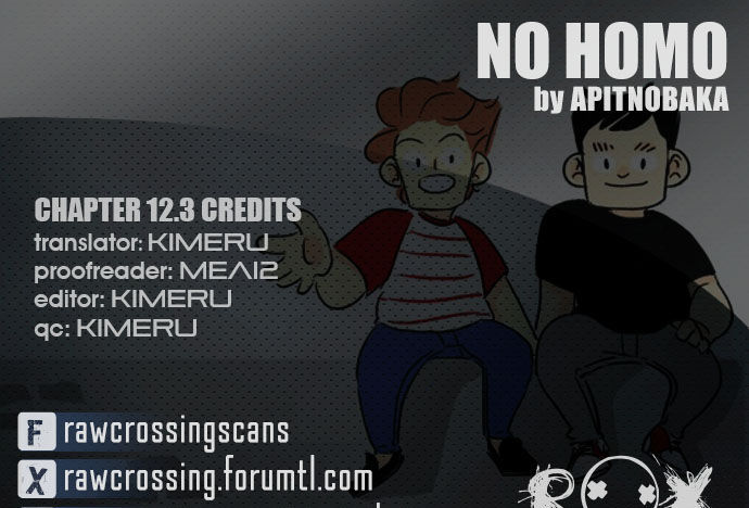 No Homo Chapter 12.3 page 1 - Chapter 12.3 : Fin - Thank You