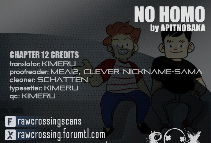 No Homo Chapter 12 page 1 - Chapter 12 : About "Love" At First Sight - Part 2