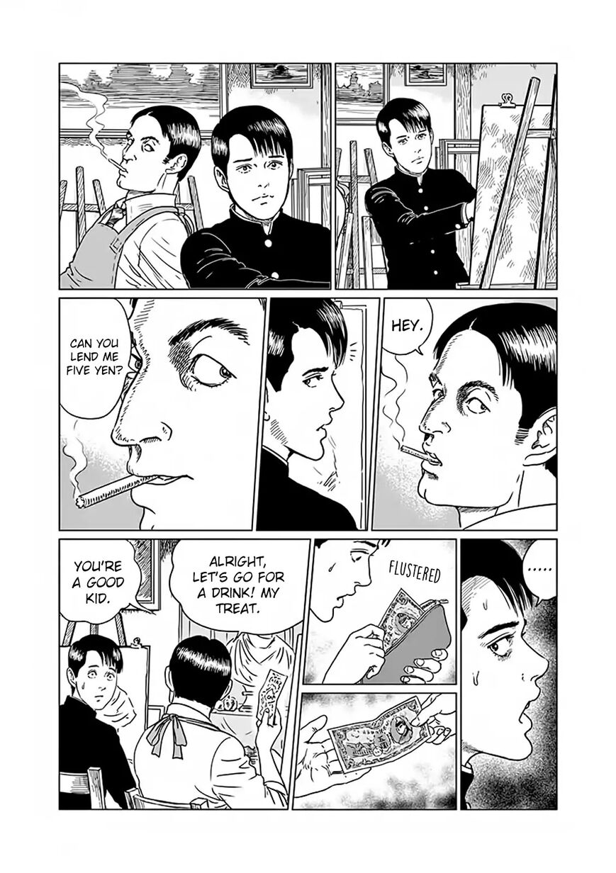 No Longer Human (Junji Itou) Chapter 4 page 9 - Chapter 4: Urban Sleazebag