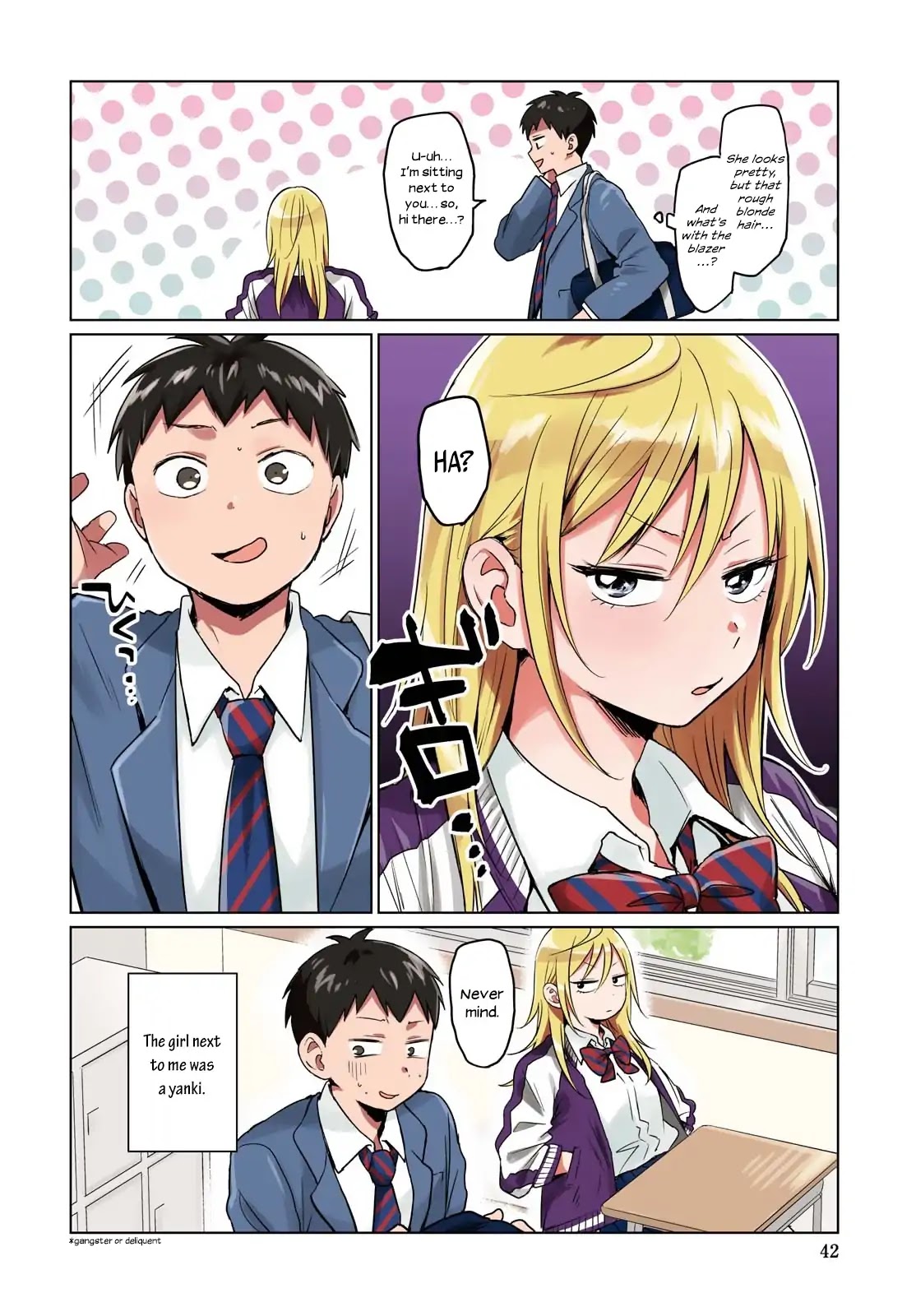 No Matter What You Say, Furi-san is Scary. Chapter 1 page 3 - Chapter 1