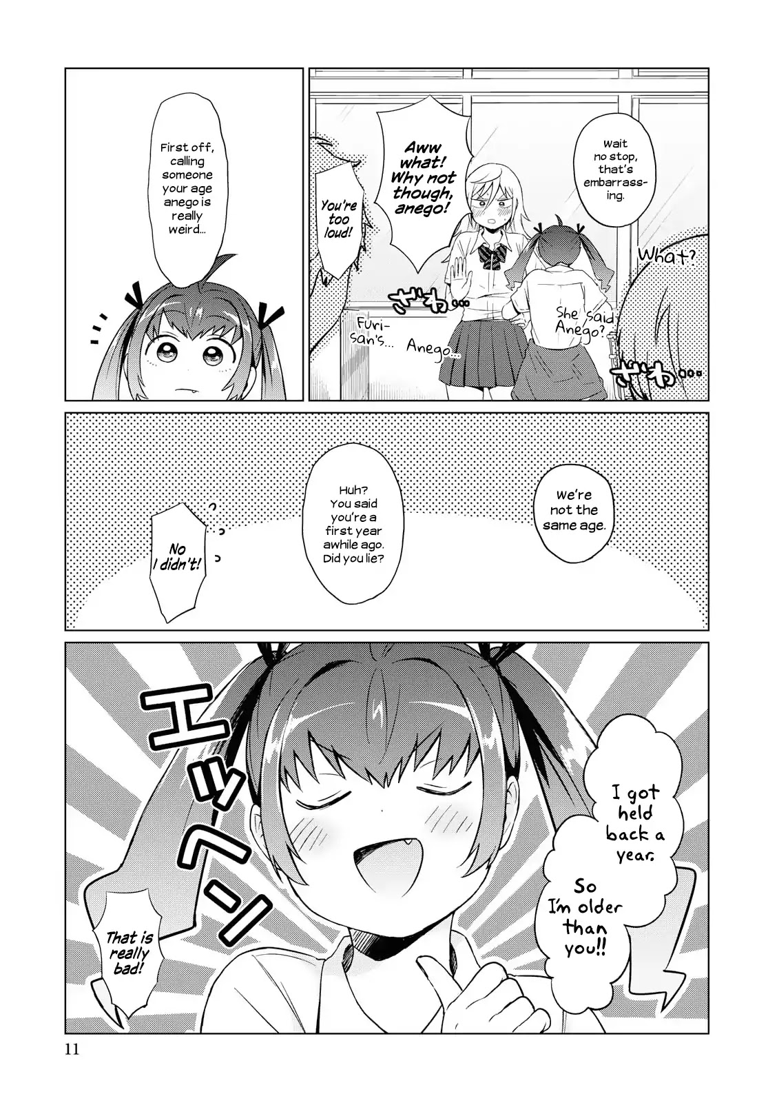No Matter What You Say, Furi-san is Scary. Chapter 11 page 6 - Chapter 11