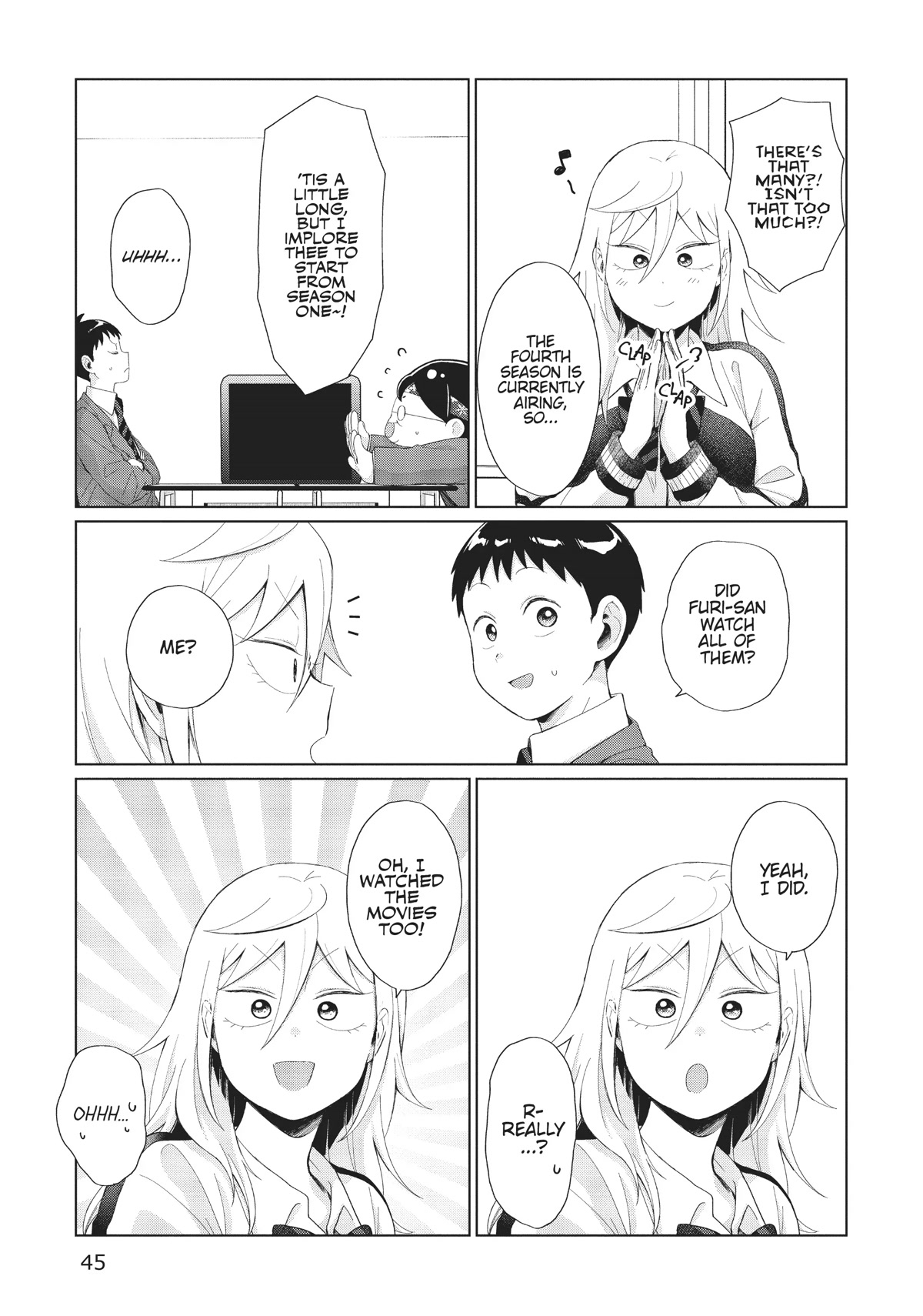 No Matter What You Say, Furi-san is Scary. Chapter 29 page 13 - Chapter 29