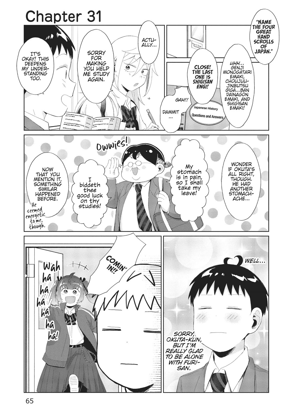 No Matter What You Say, Furi-san is Scary. Chapter 31 page 1 - Chapter 31