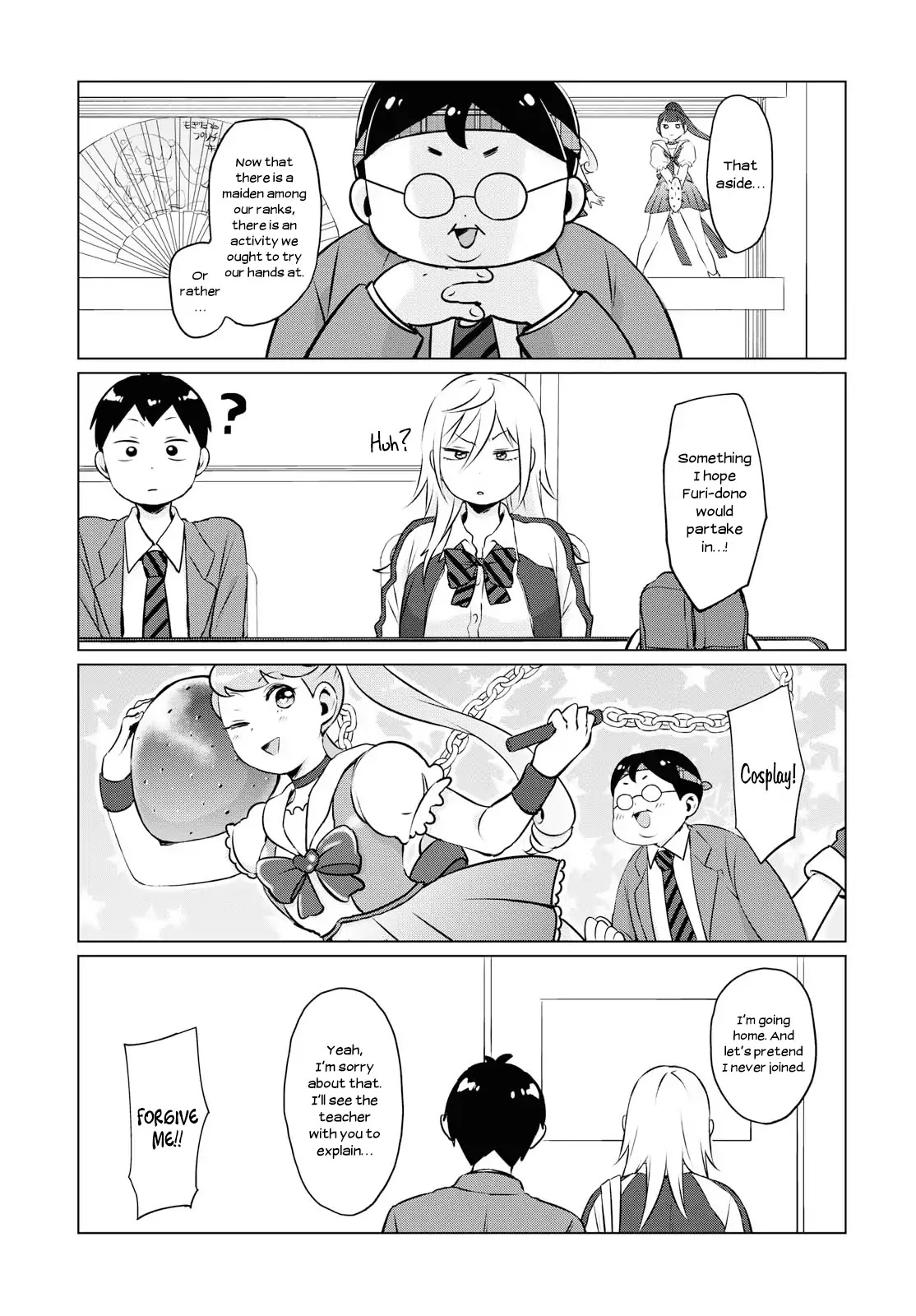 No Matter What You Say, Furi-san is Scary. Chapter 4 page 12 - Chapter 4