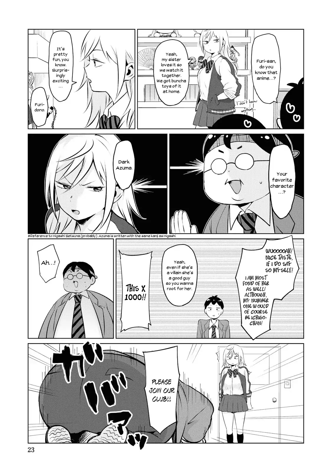 No Matter What You Say, Furi-san is Scary. Chapter 4 page 8 - Chapter 4