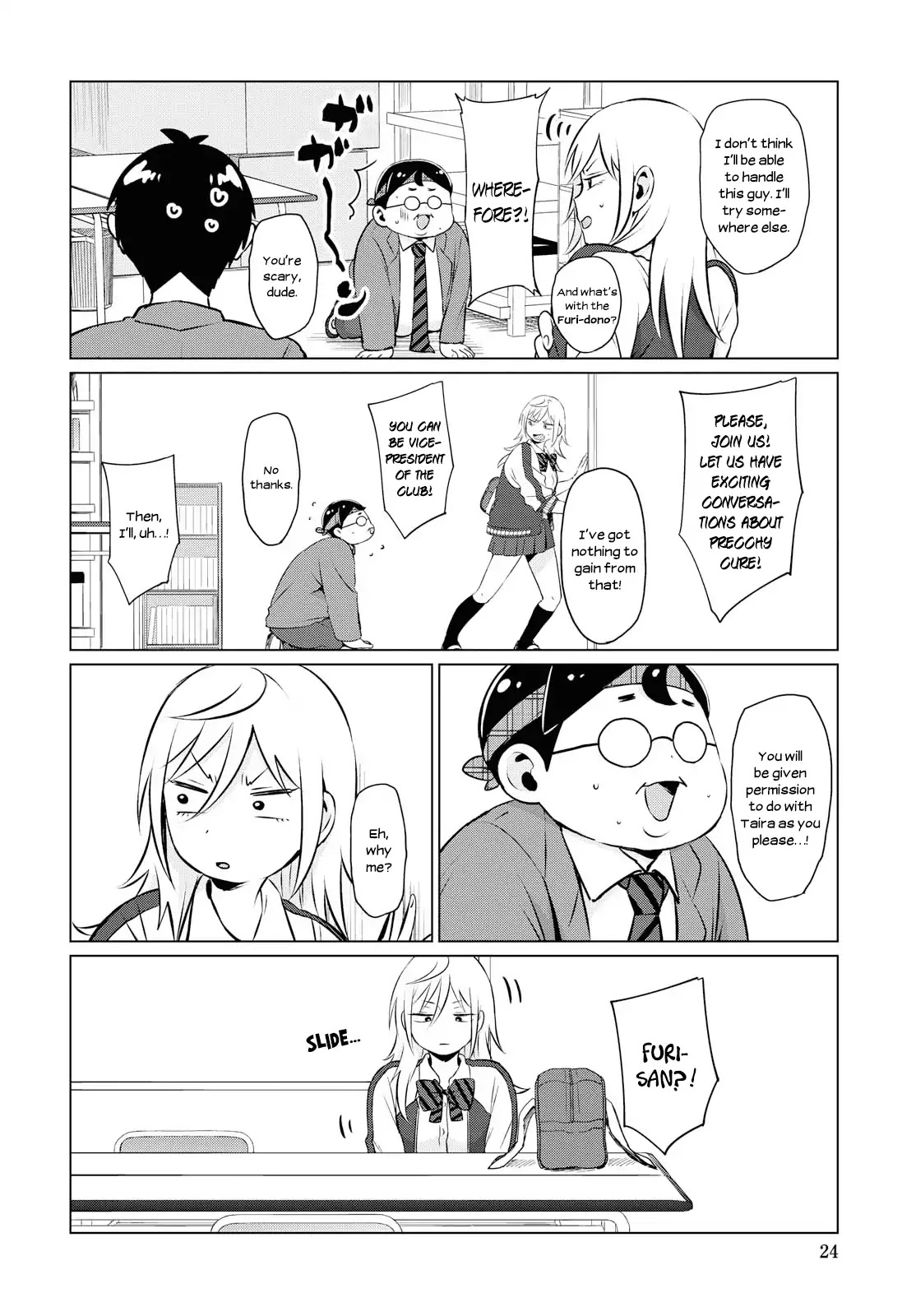 No Matter What You Say, Furi-san is Scary. Chapter 4 page 9 - Chapter 4