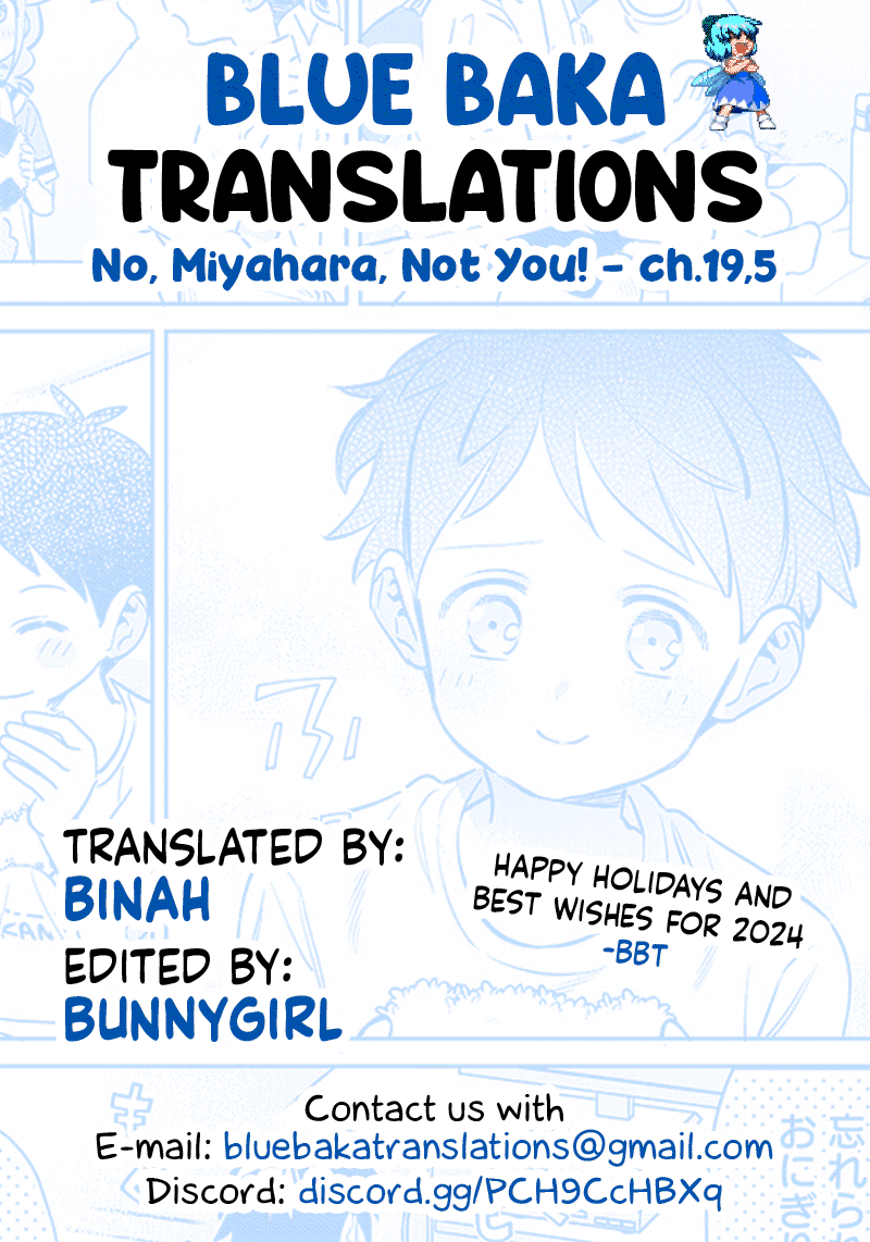 No, Miyahara, Not You! Chapter 19.5 page 8 - Chapter 19.5