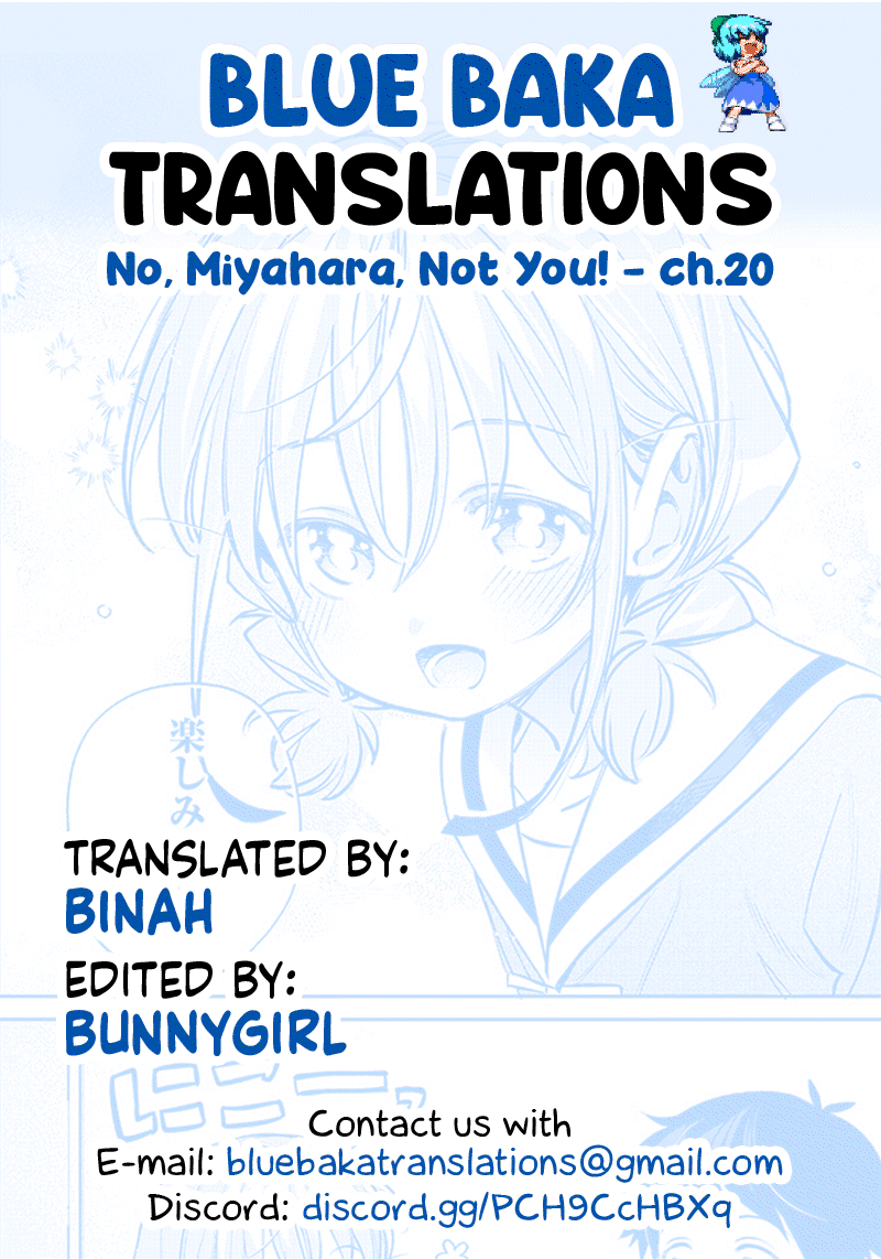 No, Miyahara, Not You! Chapter 20 page 13 - Chapter 20