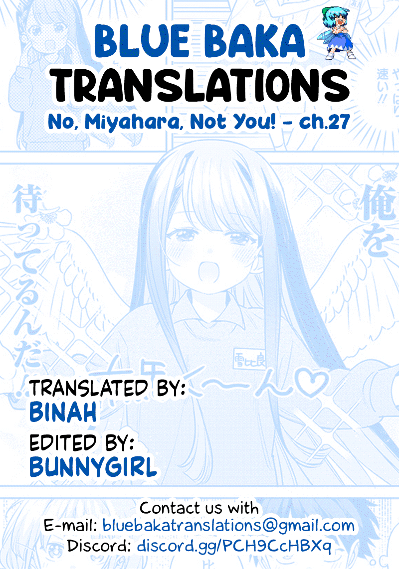 No, Miyahara, Not You! Chapter 27 page 11 - Chapter 27