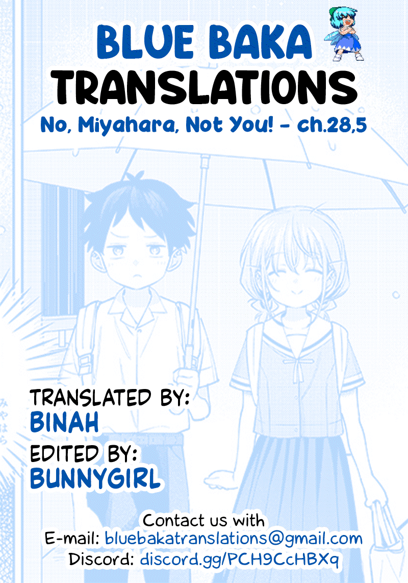 No, Miyahara, Not You! Chapter 28.5 page 7 - Chapter 28.5