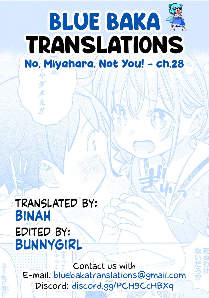 No, Miyahara, Not You! Chapter 28 page 13 - Chapter 28