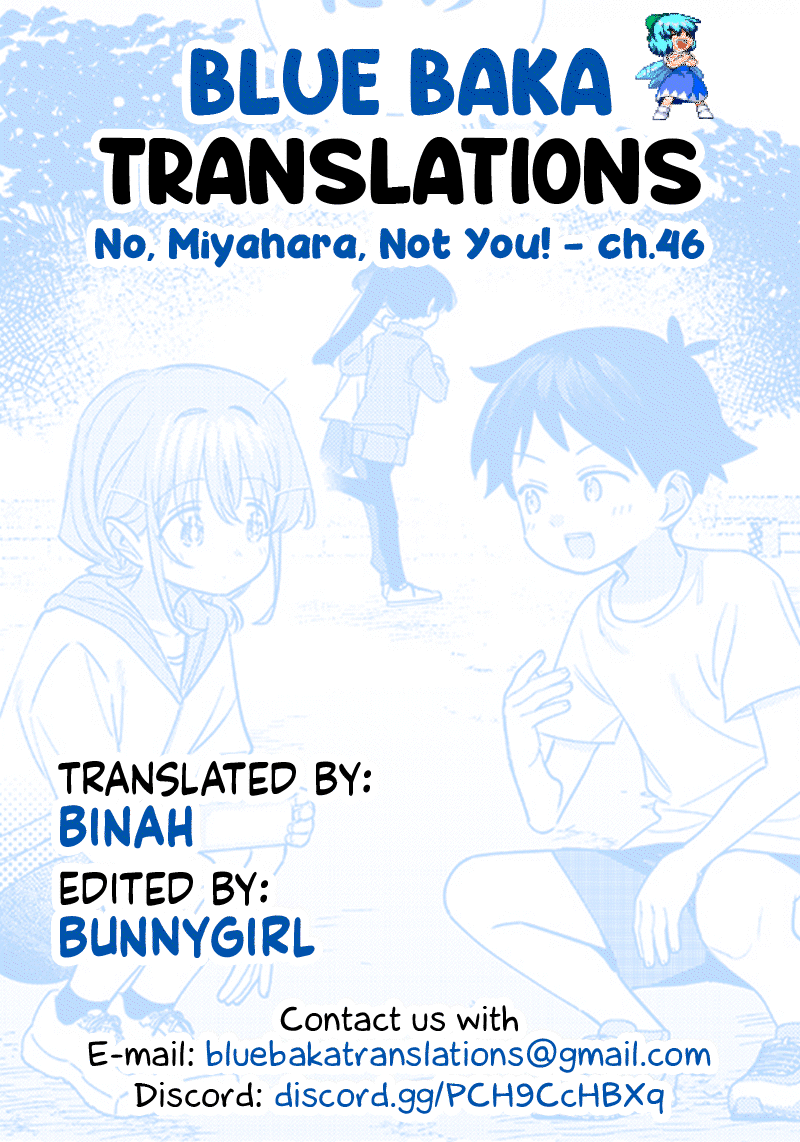No, Miyahara, Not You! Chapter 46 page 13 - Chapter 46