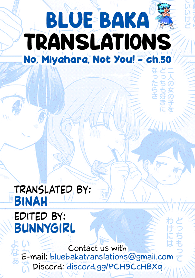 No, Miyahara, Not You! Chapter 50 page 13 - Chapter 50