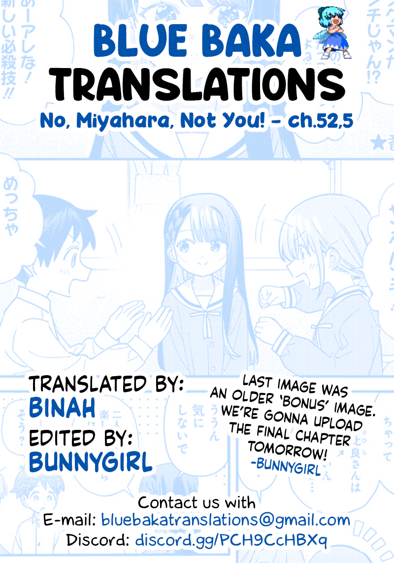 No, Miyahara, Not You! Chapter 52.5 page 5 - Chapter 52.5