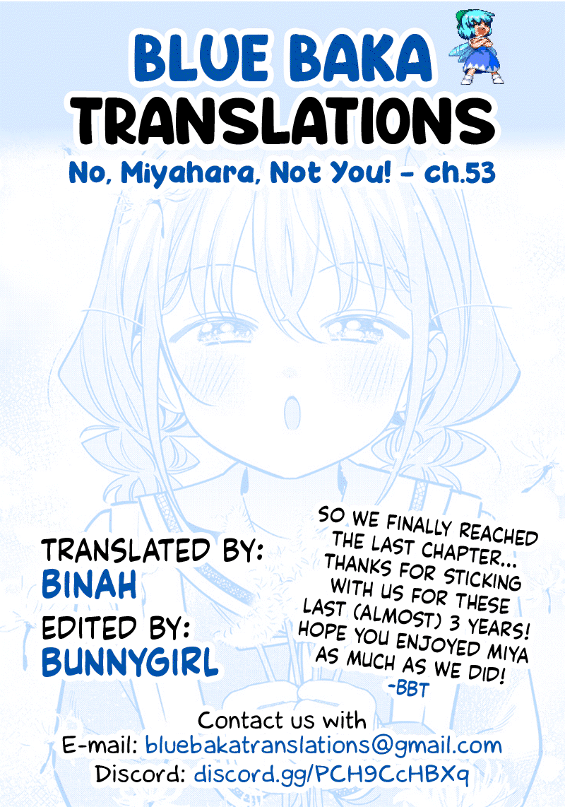 No, Miyahara, Not You! Chapter 53 page 18 - Chapter 53 [END]