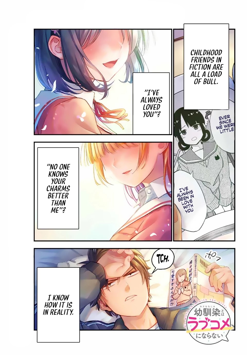 No More Love With the Girls Chapter 1 page 1 - Chapter 1: Romcoms don't happen on the way to school