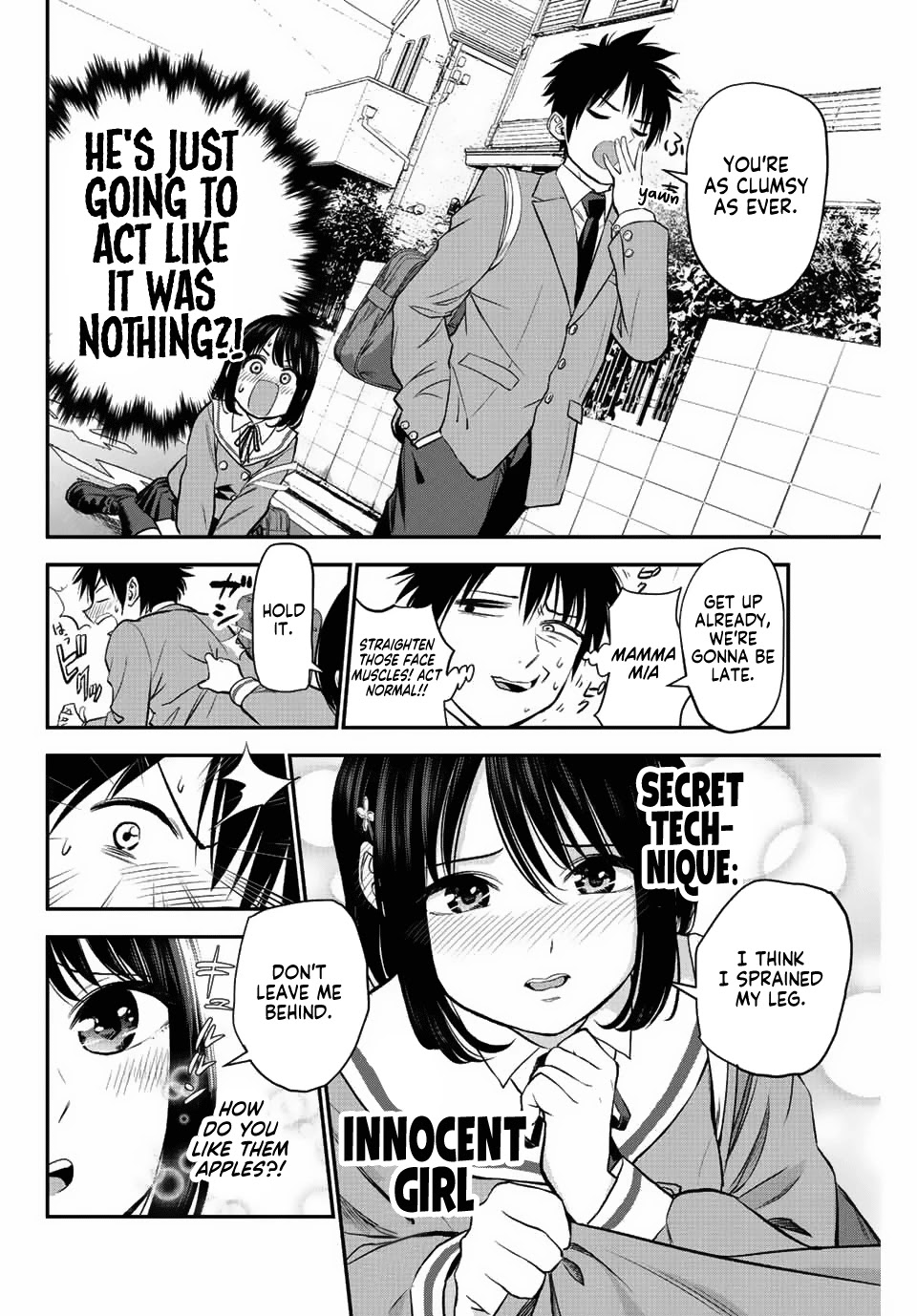 No More Love With the Girls Chapter 1 page 14 - Chapter 1: Romcoms don't happen on the way to school