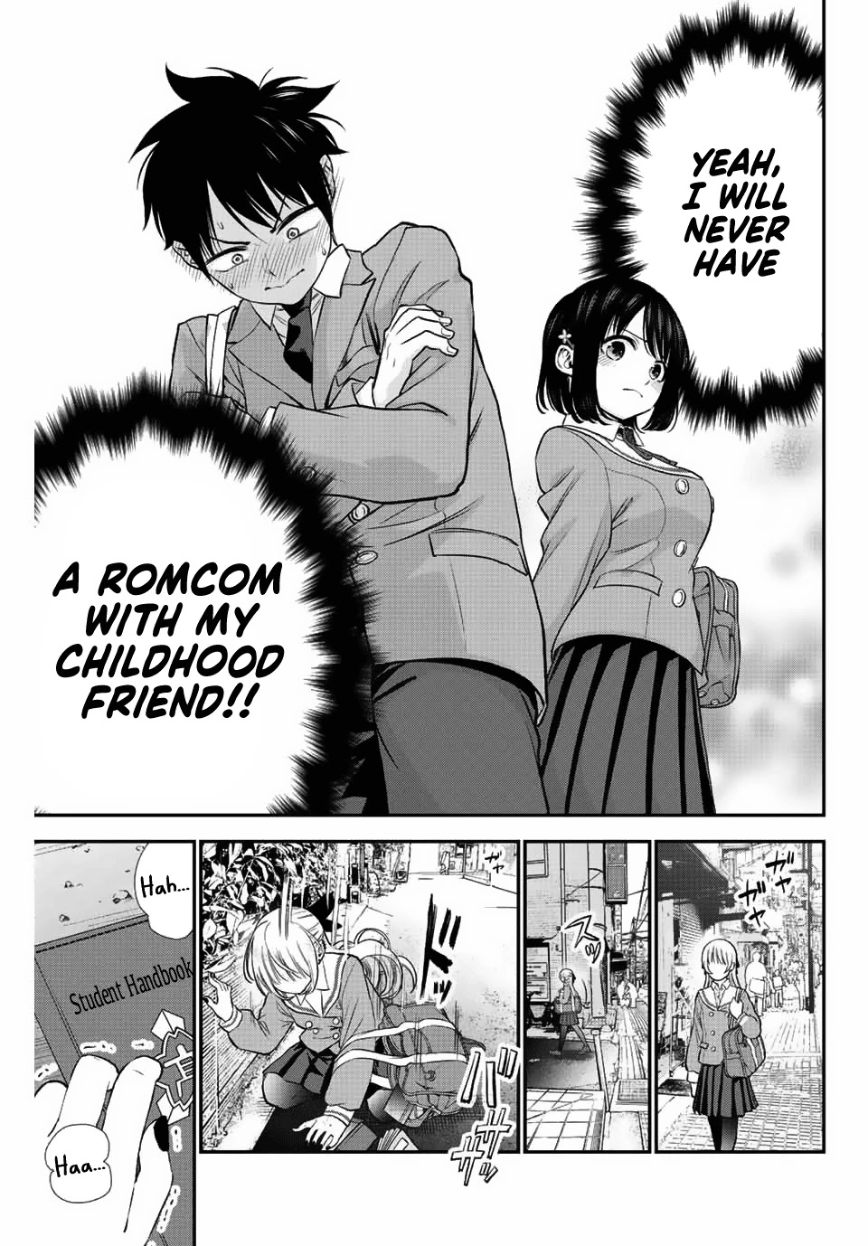No More Love With the Girls Chapter 1 page 27 - Chapter 1: Romcoms don't happen on the way to school