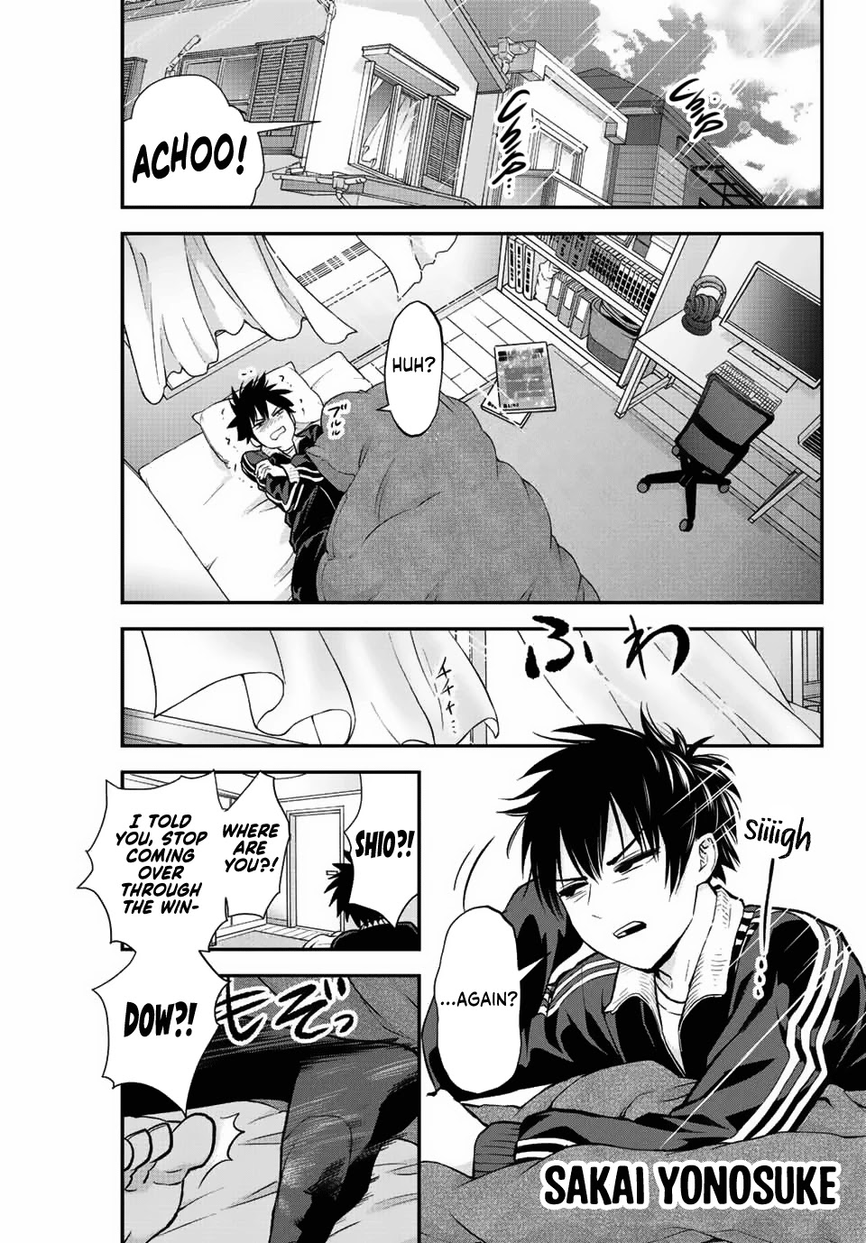 No More Love With the Girls Chapter 1 page 3 - Chapter 1: Romcoms don't happen on the way to school