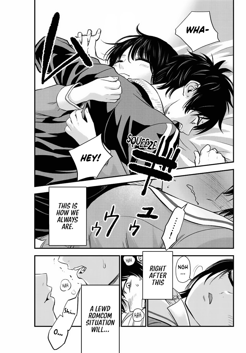 No More Love With the Girls Chapter 1 page 5 - Chapter 1: Romcoms don't happen on the way to school