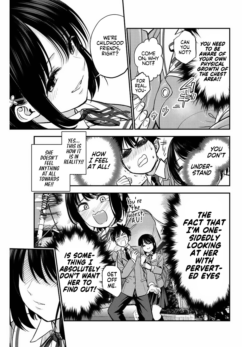 No More Love With the Girls Chapter 1 page 9 - Chapter 1: Romcoms don't happen on the way to school