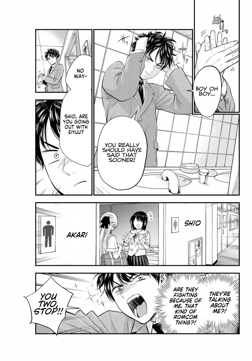 No More Love With the Girls Chapter 10 page 13 - Chapter 10: Romcoms don't happen even if you fantasize about them