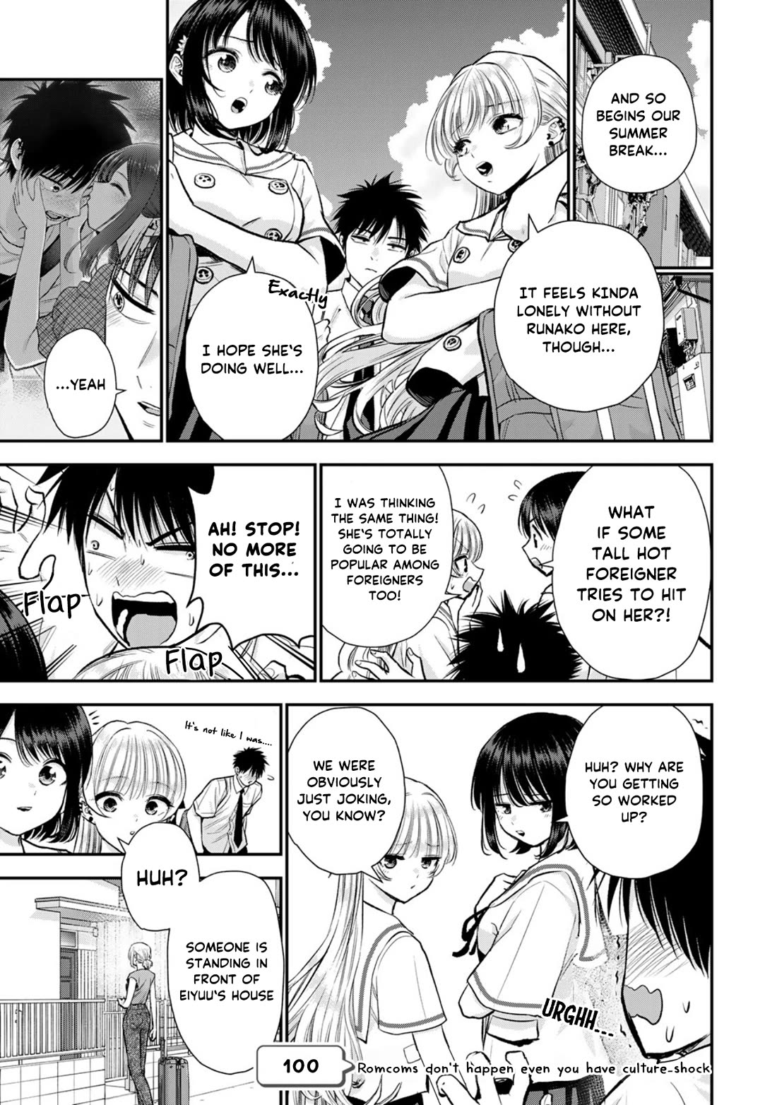 No More Love With the Girls Chapter 100 page 1 - Chapter 100: Romcoms don‘t happen even you have culture shock