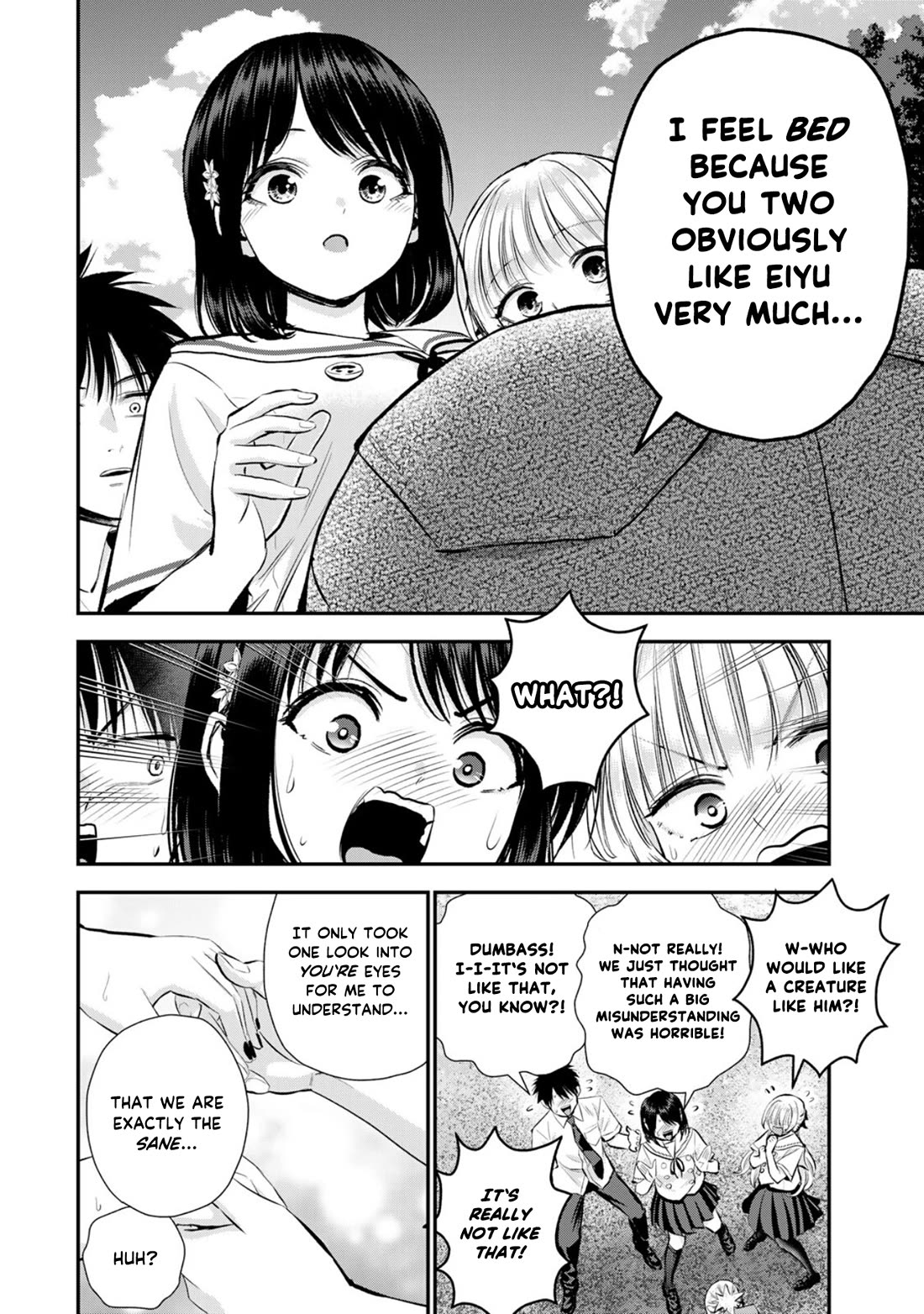 No More Love With the Girls Chapter 101 page 12 - Chapter 101: Romcoms don‘t happen even when you‘re engaged