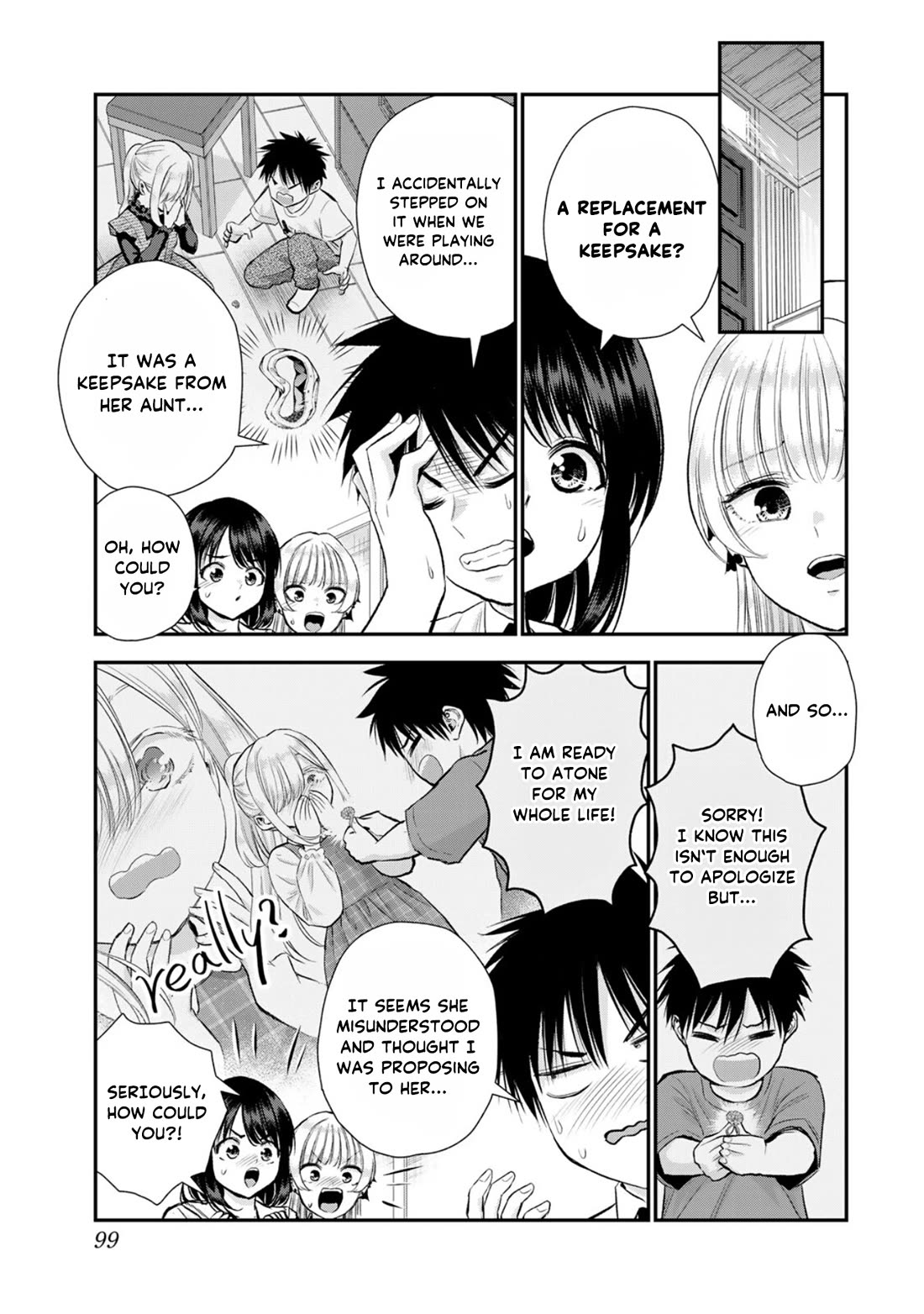 No More Love With the Girls Chapter 101 page 3 - Chapter 101: Romcoms don‘t happen even when you‘re engaged