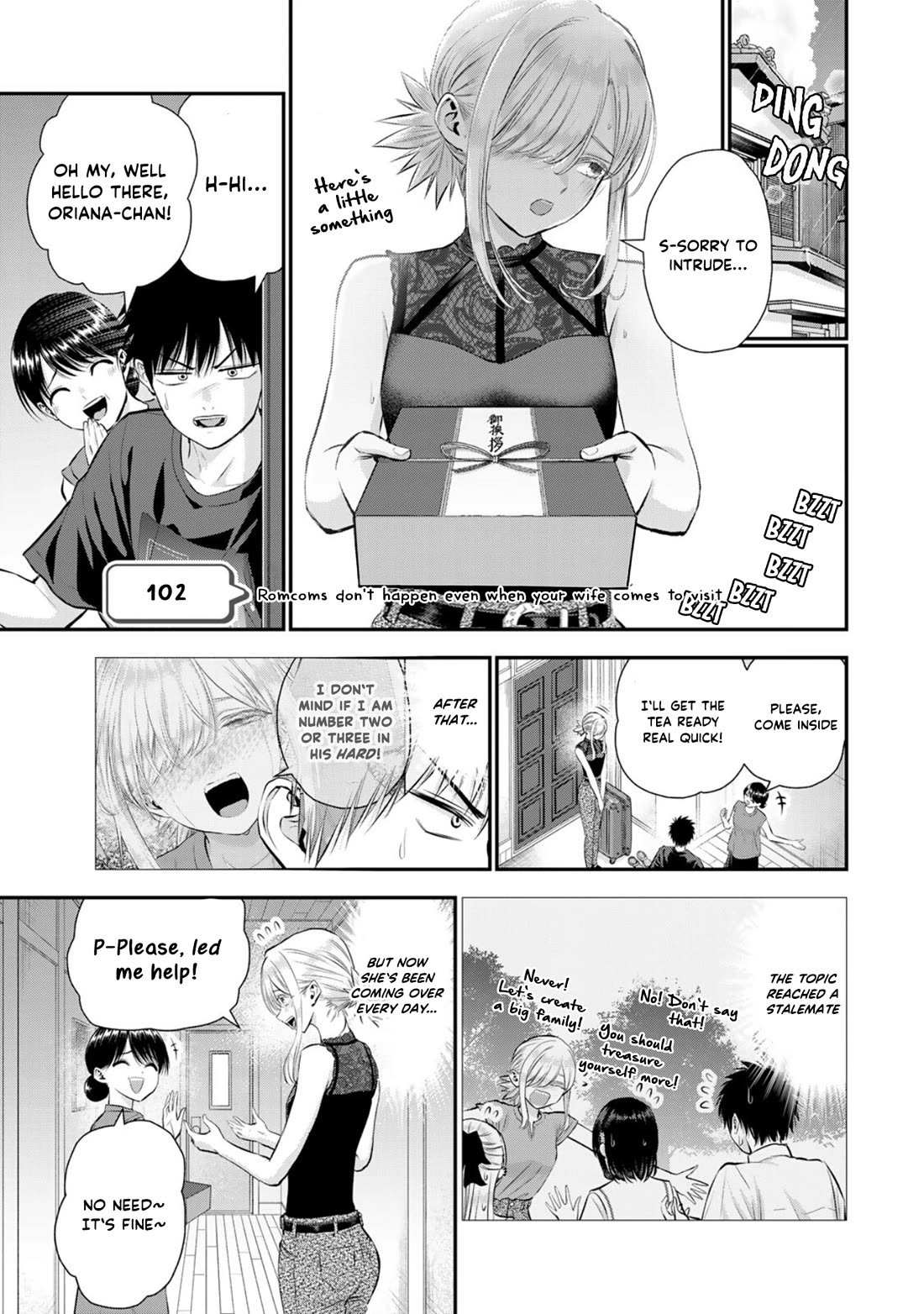 No More Love With the Girls Chapter 102 page 1 - Chapter 102: Romcoms don‘t happen even when your wife comes to visit