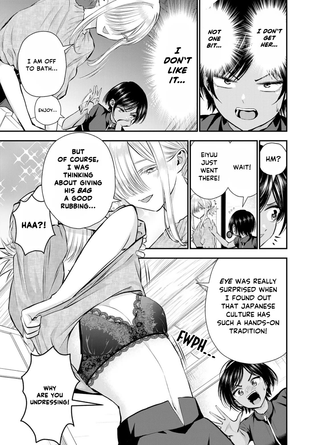 No More Love With the Girls Chapter 104 page 3 - Chapter 104: Romcoms don‘t happen even when you wash their back