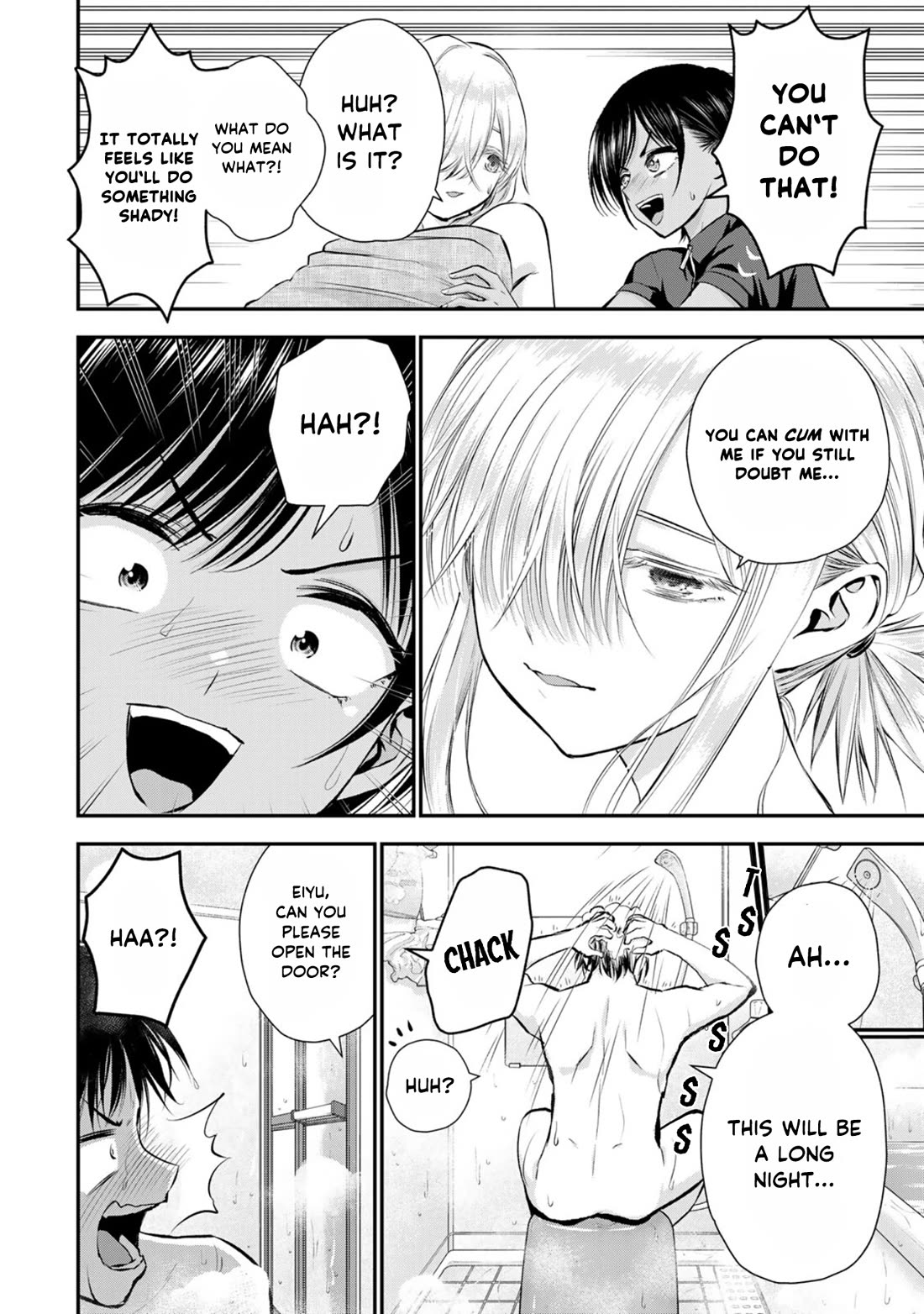No More Love With the Girls Chapter 104 page 4 - Chapter 104: Romcoms don‘t happen even when you wash their back