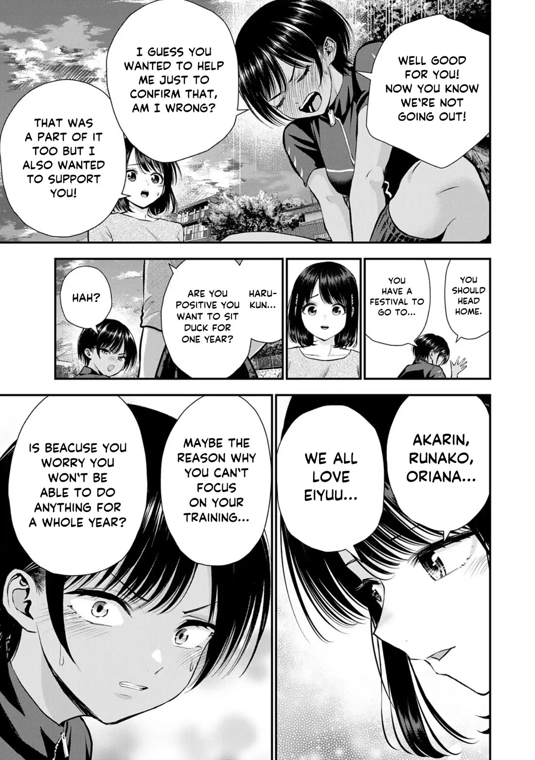 No More Love With the Girls Chapter 112 page 13 - Chapter 112: Romcoms don‘t happen even when you drop a bombshell