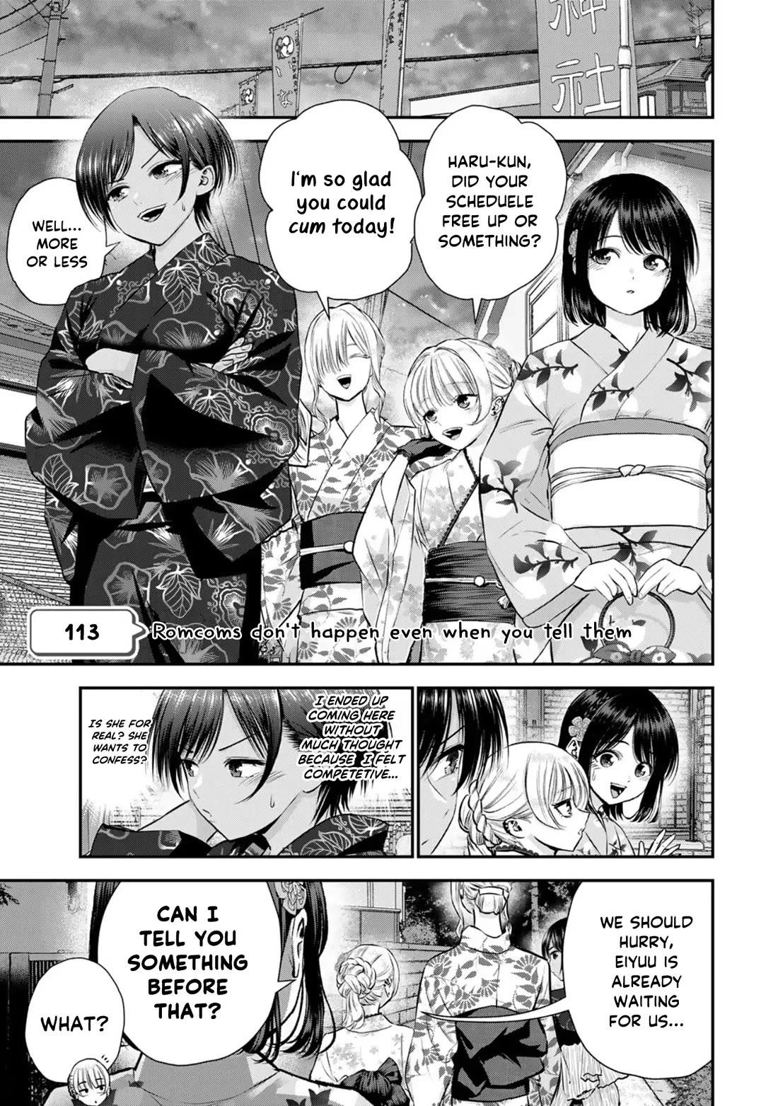No More Love With the Girls Chapter 113 page 1 - Chapter 113: Romcoms don‘t happen even when you tell them