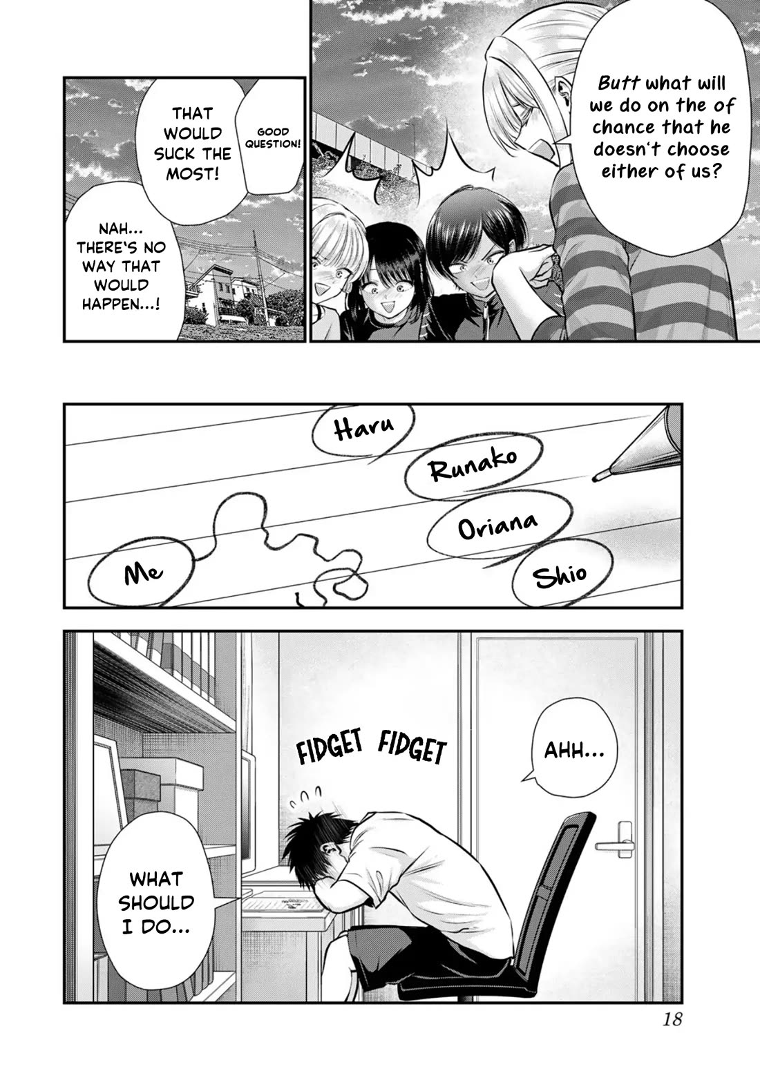 No More Love With the Girls Chapter 115 page 16 - Chapter 115: Romcoms don‘t happen even when you have a fight