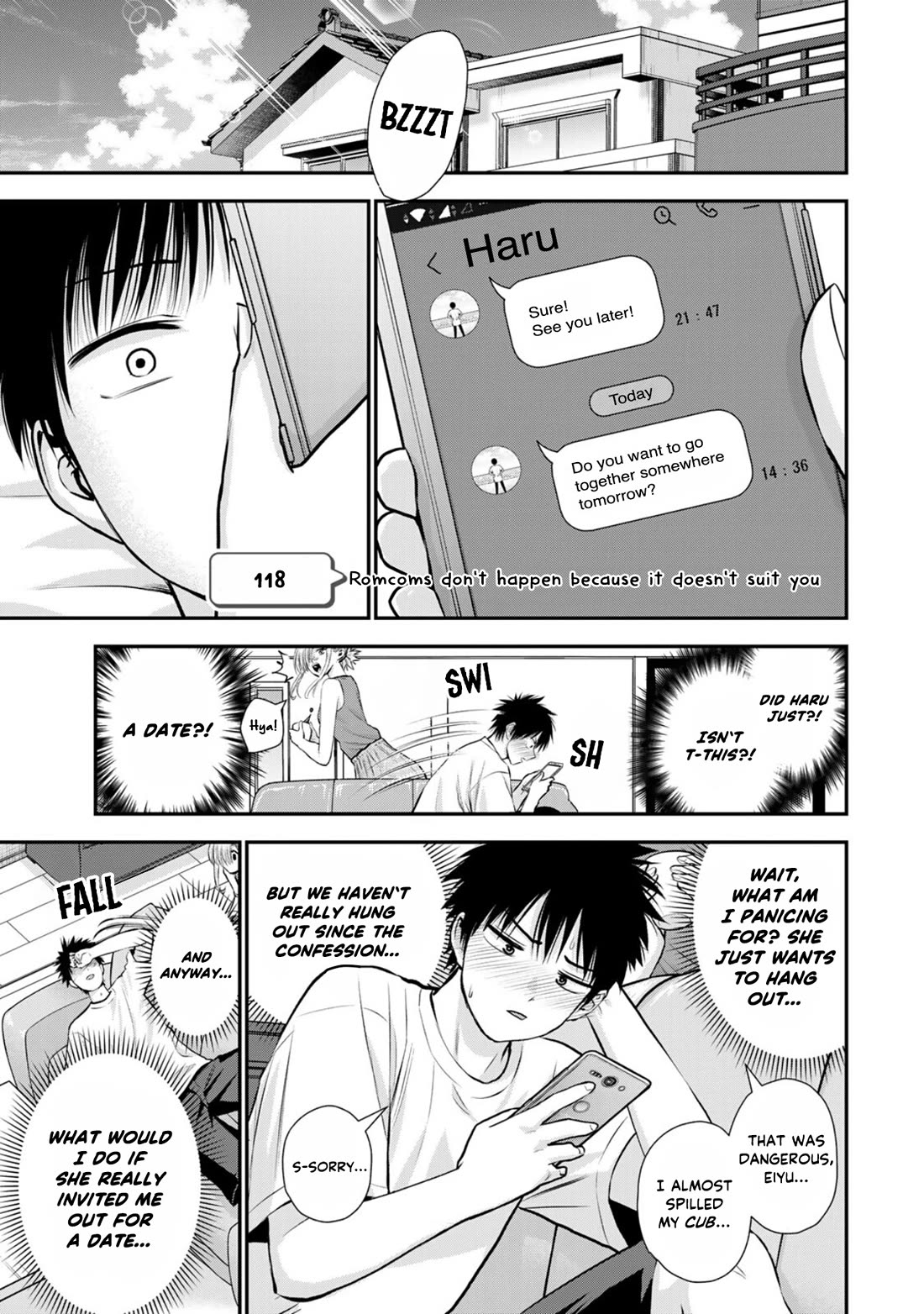 No More Love With the Girls Chapter 118 page 1 - Chapter 118: Romcoms don‘t happen because it doesn‘t suit you