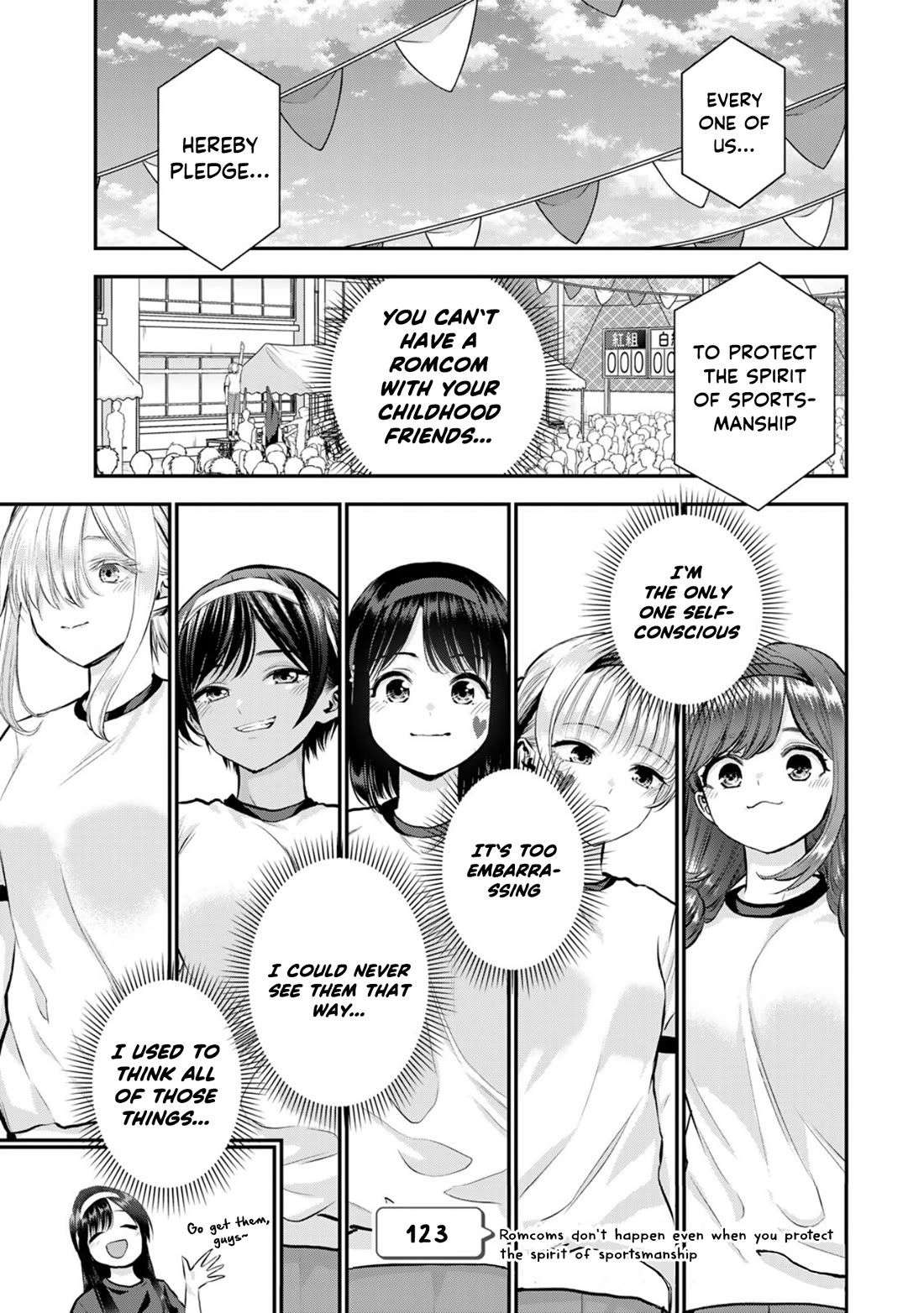 No More Love With the Girls Chapter 123 page 1 - Chapter 123: Romcoms don‘t happen even when you protect the spirit of sportsmanship