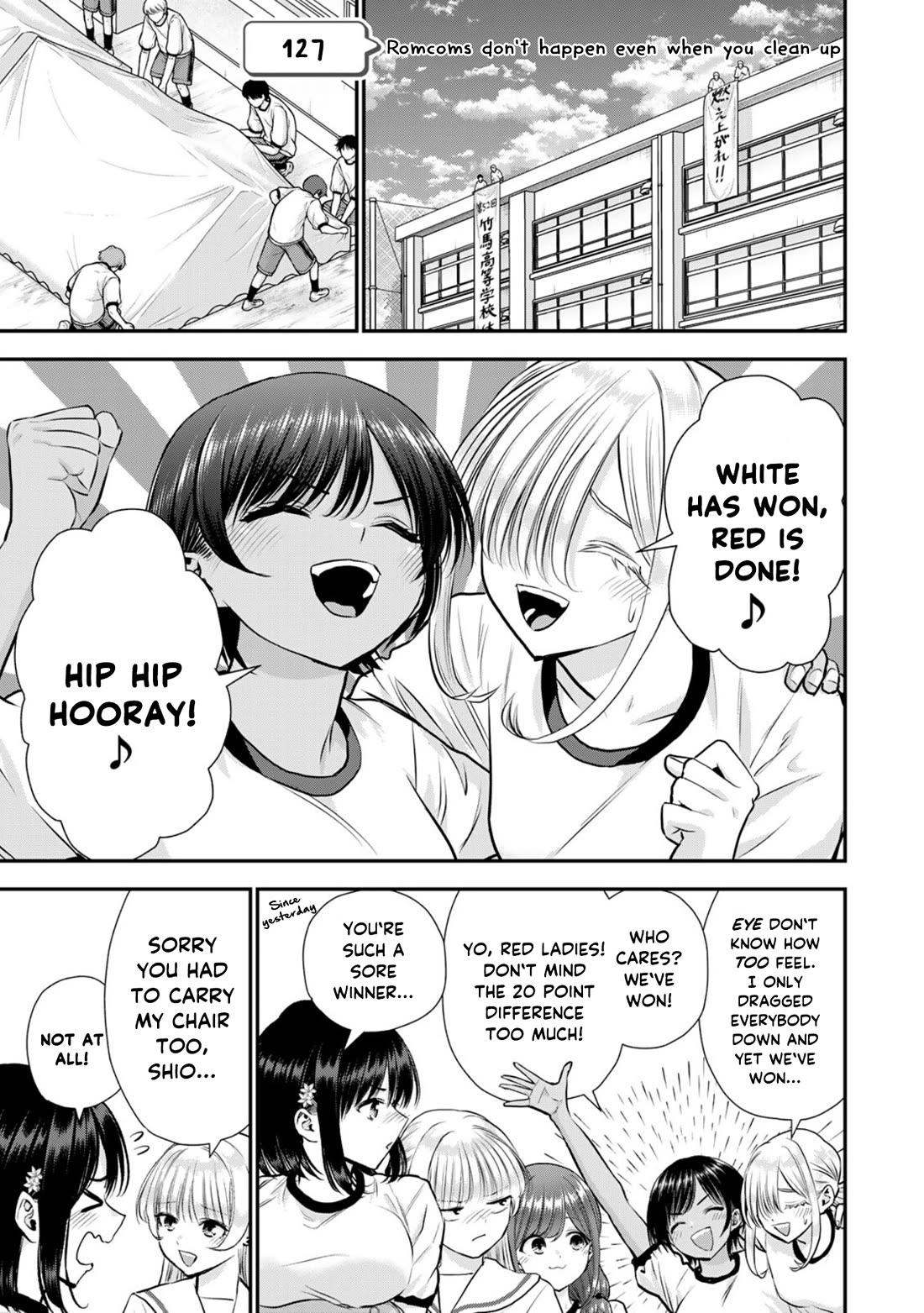 No More Love With the Girls Chapter 127 page 1 - Chapter 127: Romcoms don't happen even when you clean up
