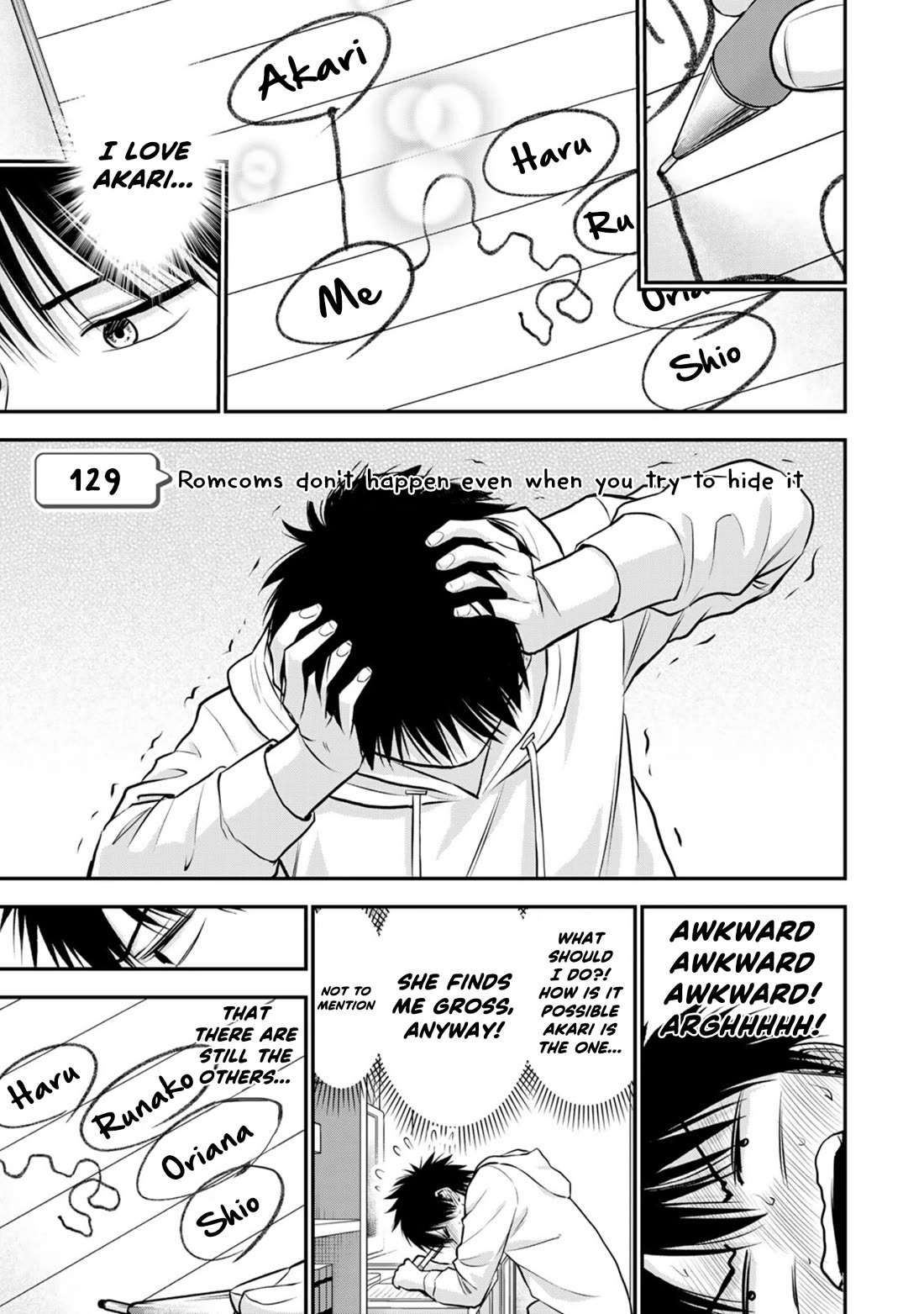 No More Love With the Girls Chapter 129 page 1 - Chapter 129: Romcoms don‘t happen even when you try to hide it