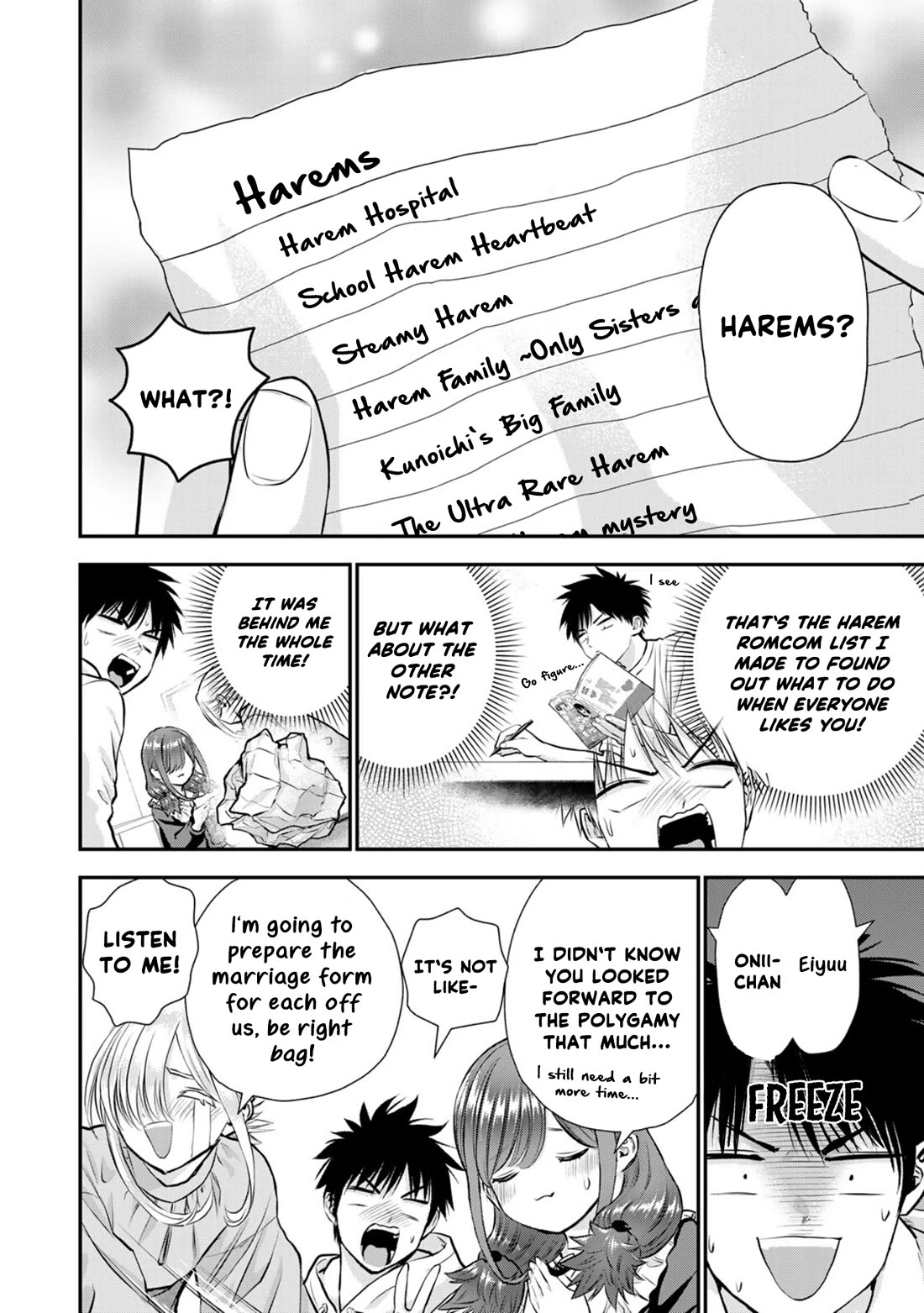 No More Love With the Girls Chapter 129 page 14 - Chapter 129: Romcoms don‘t happen even when you try to hide it