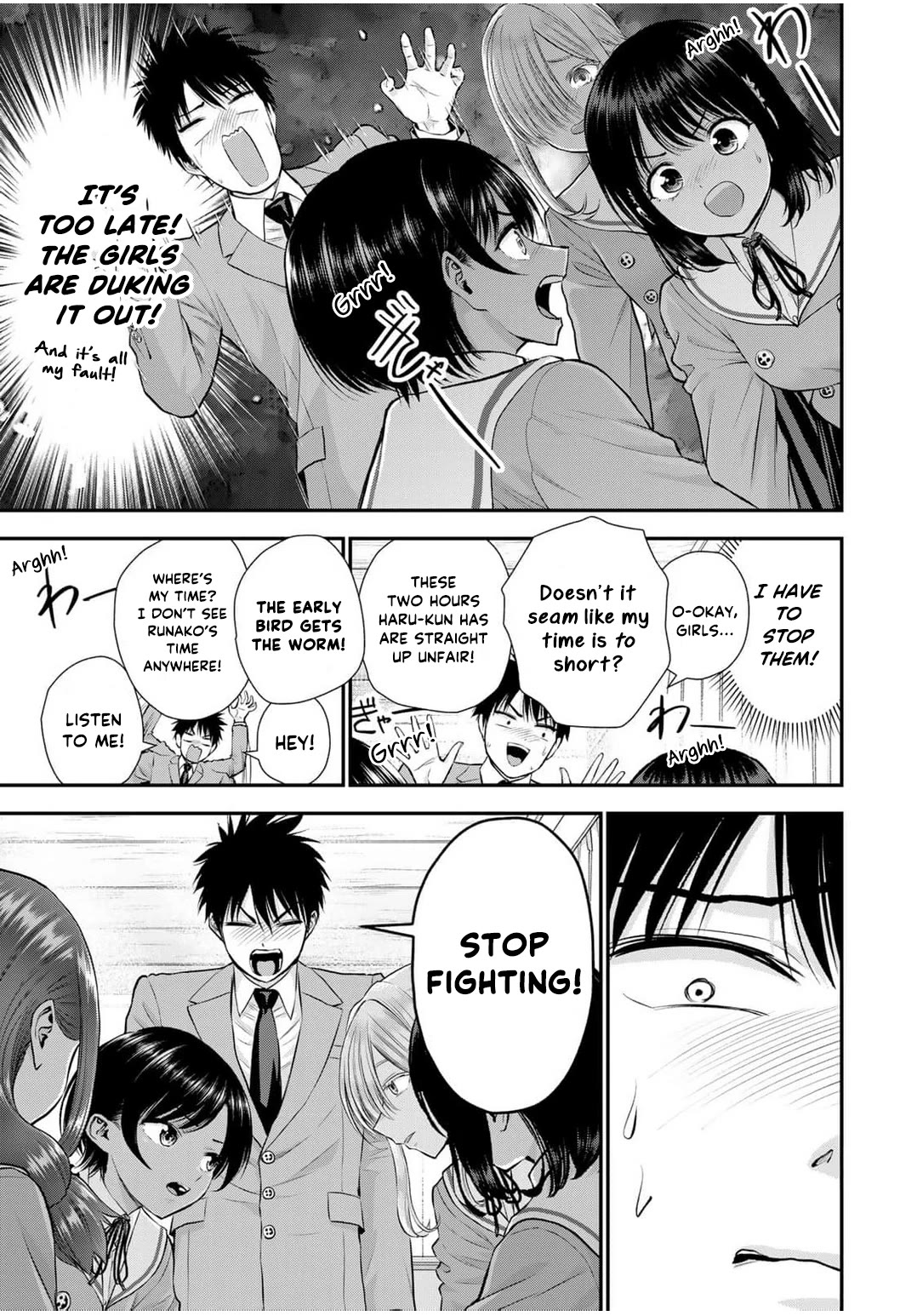 No More Love With the Girls Chapter 138 page 7 - Chapter 138: Romcoms don’t happen even they want to be alone with you